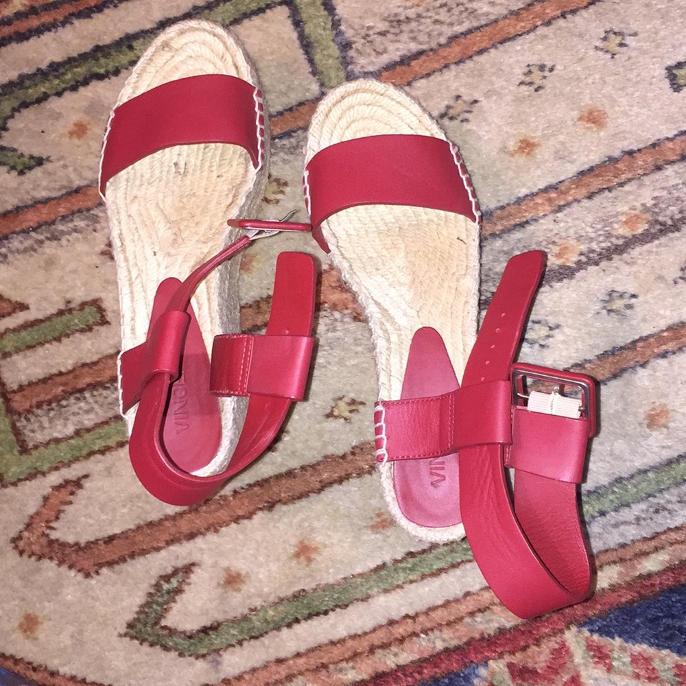 Abby platform Red 🌹Espadrilles 38